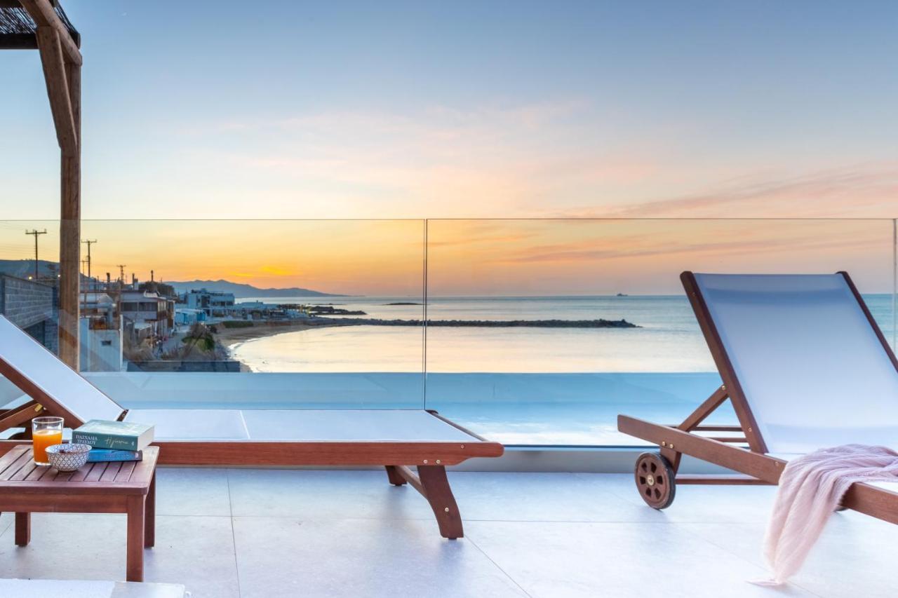 Wave, An Idyllic Seafront Suite By Nirousuites Kokkini Hani Exterior foto